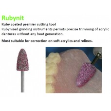 Edenta Rubynit - Precise trimming of acrylic dentures without any heat generation - B3101.104.085 - 1pc
